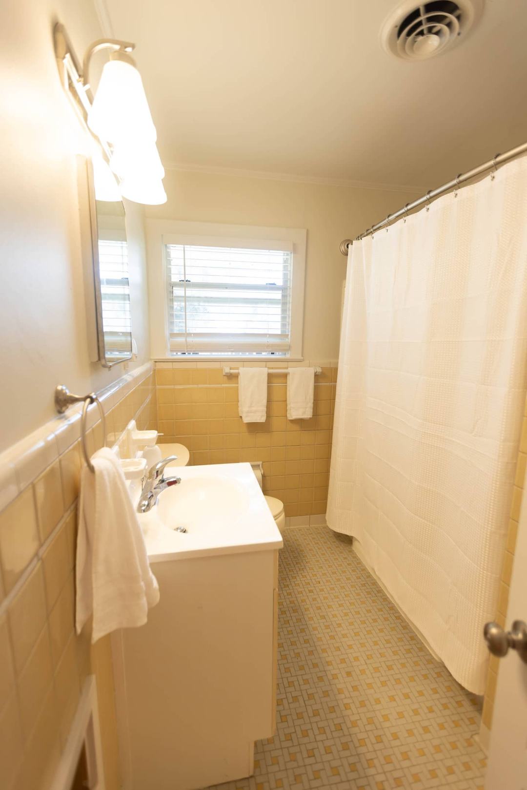 The bathroom